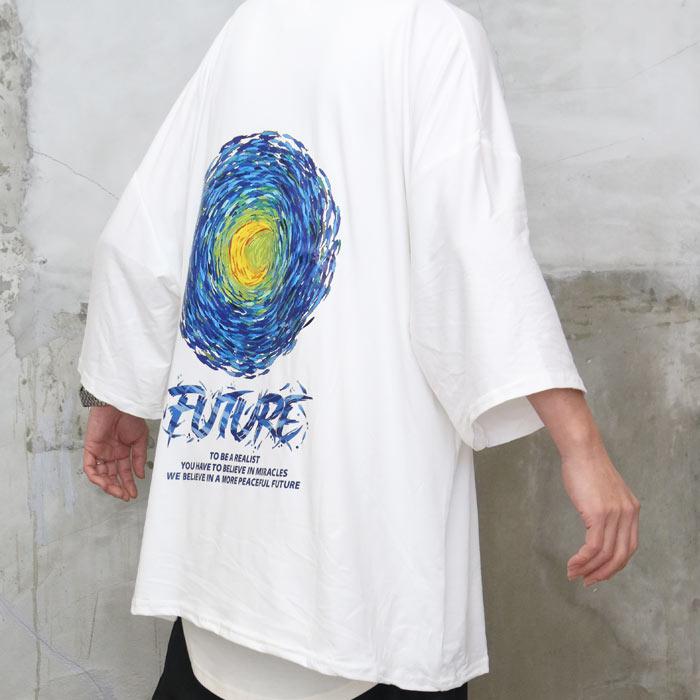 プリントビッグTシャツ メンズ [M便 1/1] プリントTシャツ ビッグT