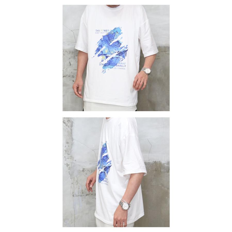 バーゲン プリントTシャツ メンズ [M便 1/1] 半袖Tシャツ 5分袖Tシャツ