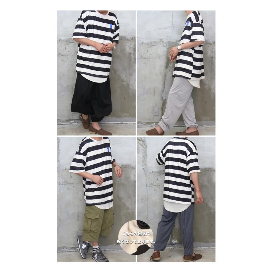 ボーダービッグTシャツ メンズ [M便 1/1] tシャツ ボーダーTシャツ