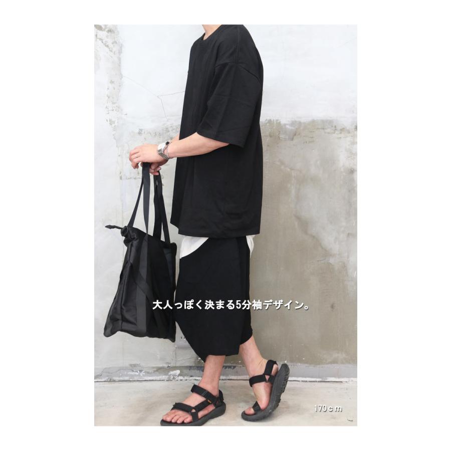 ドゥロワー　2020SS アシンメトリーTシャツ アシンメトリー Tシャツ（コットンブレンド） ブラック - ロエベ 日本