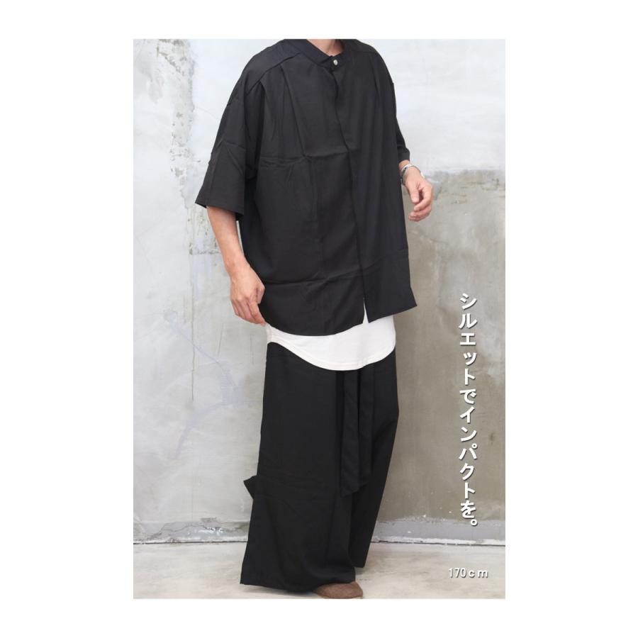 ワイドパンツ メンズ [M便 1/1] パンツ 長ズボン 袴パンツ