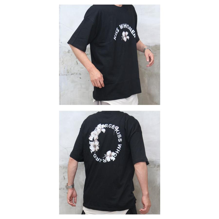 バーゲン プリントTシャツ メンズ [M便 1/1] tシャツ 花柄Tシャツ ロゴ