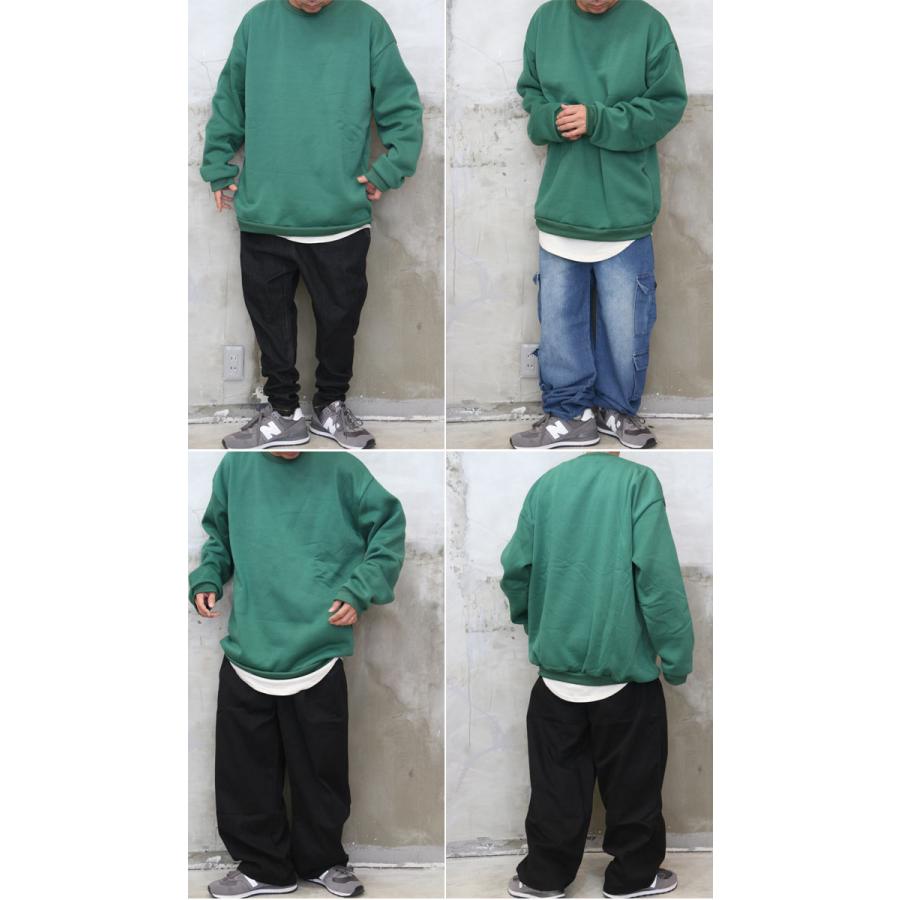 裏起毛ビッグトレーナー メンズ トレーナー 裏起毛トレーナー ビッグ
