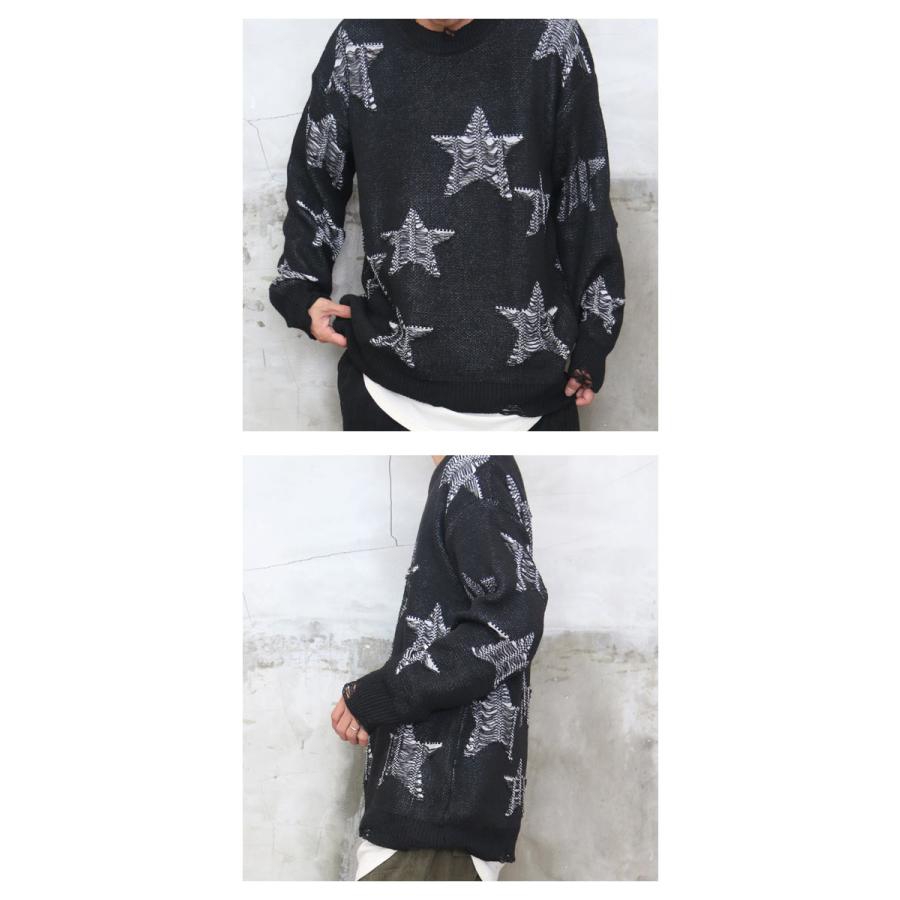 い*ん様 ERL 星柄 長袖 星柄インターシャニット/le.coeur blanc(ルクールブラン)｜ルクール