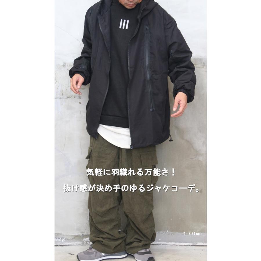 ジッパーデザインビッグジャケット メンズ ジッパージャケット