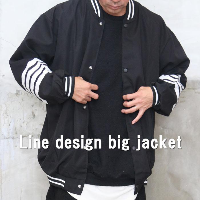 ラインデザインビッグジャケット メンズ ラインジャケット ジャケット