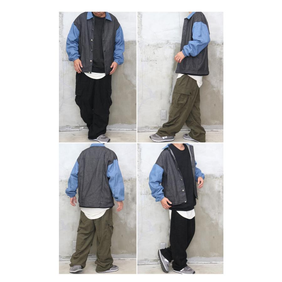 バイカラーデニムジャケット メンズ Gジャン デニムジャケット