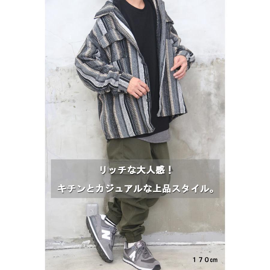 総柄ビッグジャケット メンズ 総柄ジャケット ジャケット 長袖