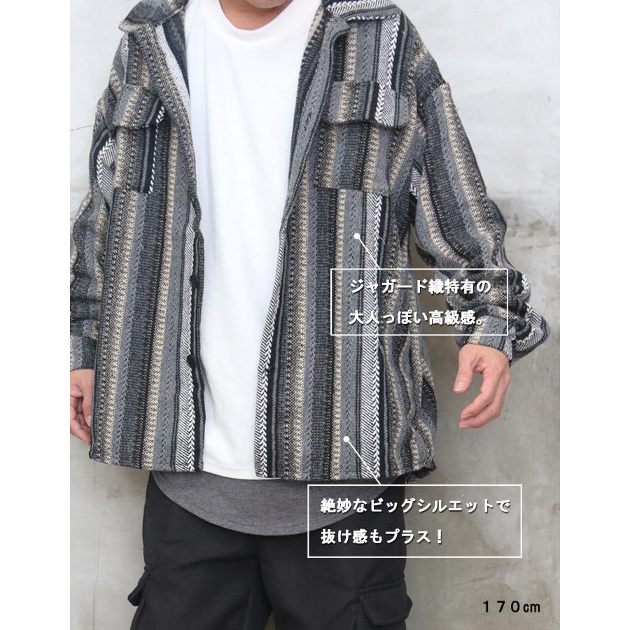 総柄ビッグジャケット メンズ 総柄ジャケット ジャケット 長袖