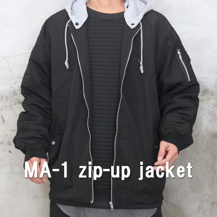 MA-1ジップアップジャケット メンズ MA-1ジャケット ジャケット