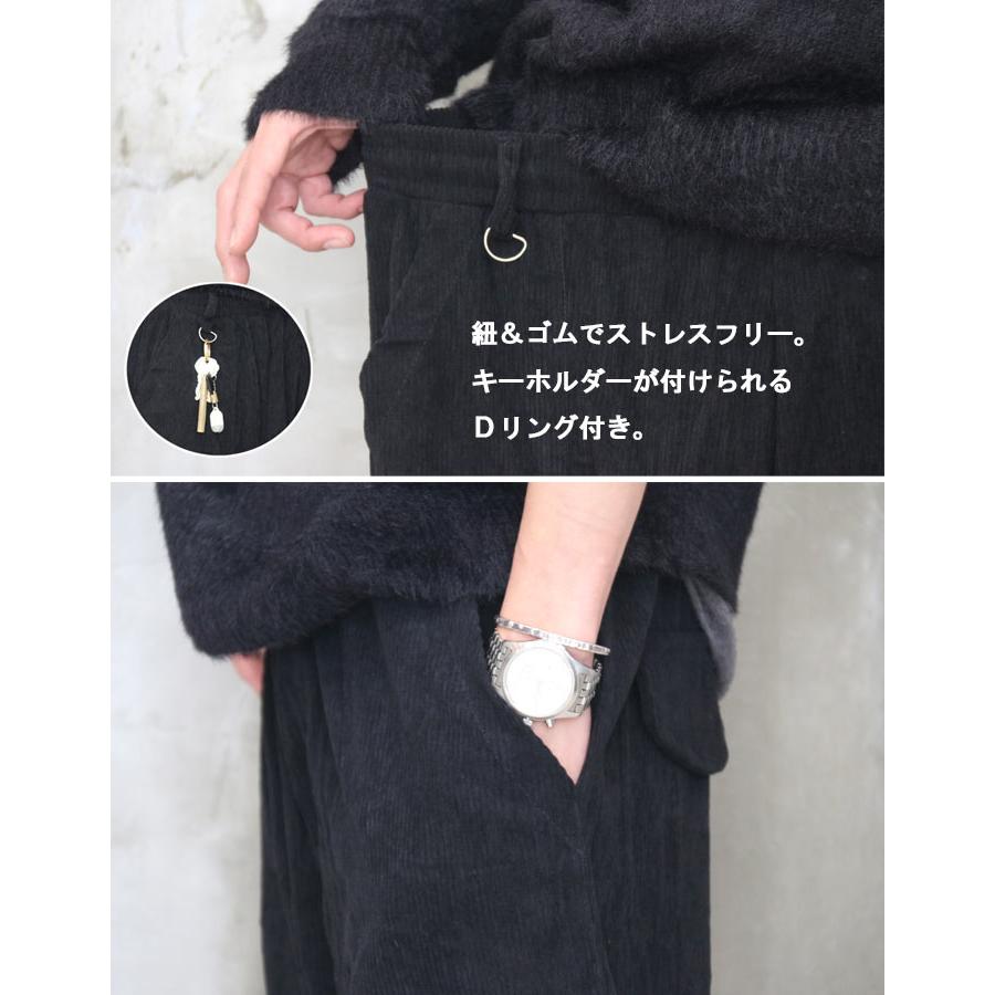 Tuki ツキ コーデュロイ パンツ 黒 ブラック サイズ3 TUKI