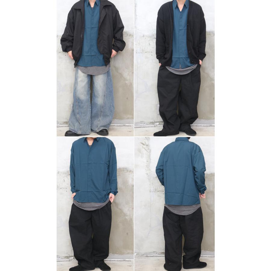 カジュアルシャツ 長袖 メンズ 無地シャツ [M便 1/1] 長袖シャツ