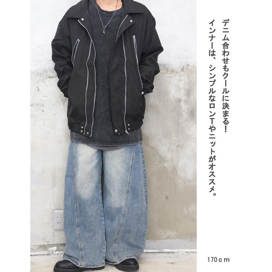 ジップアップジャケット メンズ ジャケット ブラック メンズ