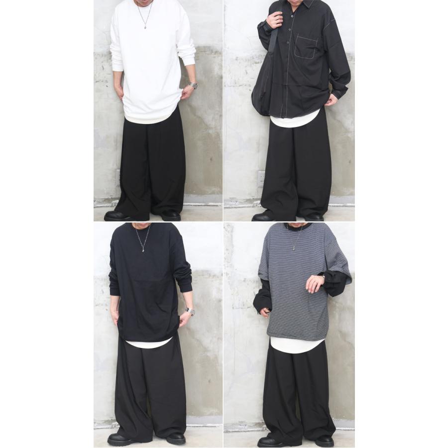 ワイドスラックス メンズ [M便 1/1] スラックス メンズファッション