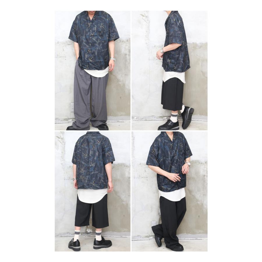 総柄ビッグシャツ メンズ [M便 1/1] 総柄シャツ ビッグシャツ 半袖