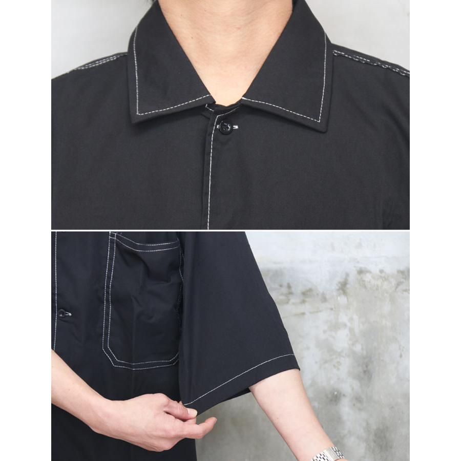 ステッチビッグシャツ メンズ [M便 1/1] ステッチシャツ ビッグシャツ