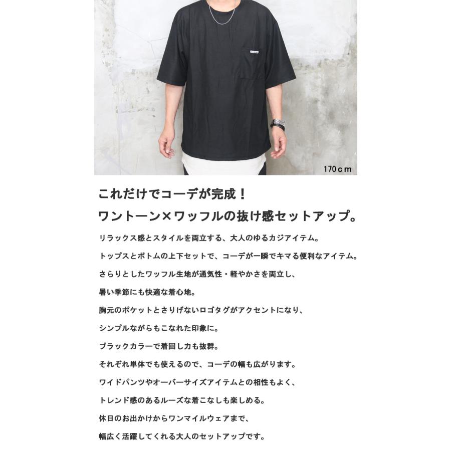セットアップ メンズ [M便 1/1] Tシャツ ハーフパンツ 上下