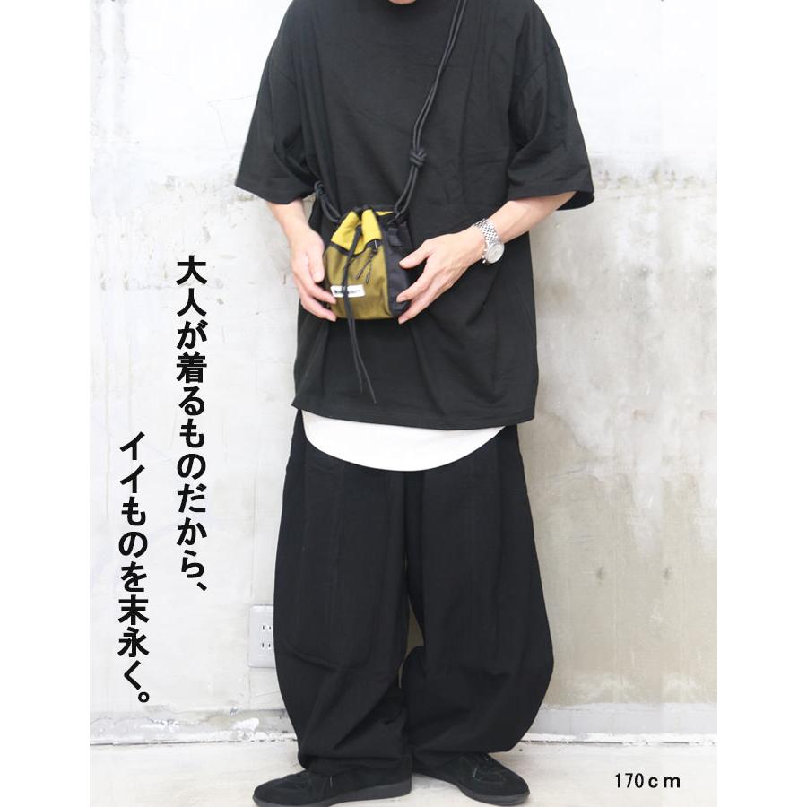 高品質5分袖オーバーサイズTシャツ メンズ [M便 1/1] ビッグTシャツ