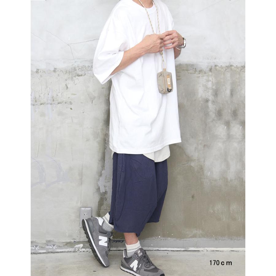 高品質5分袖オーバーサイズTシャツ メンズ [M便 1/1] ビッグTシャツ