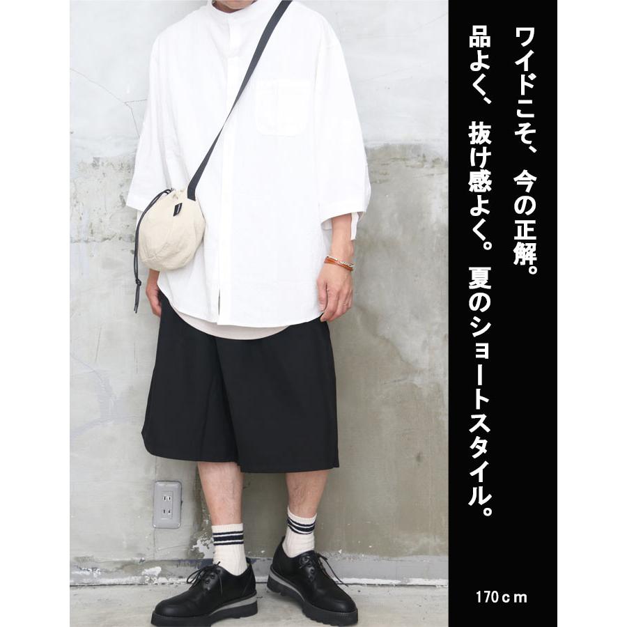 ワイドショートパンツ メンズ [M便 1/1] ハーフパンツ ワイド