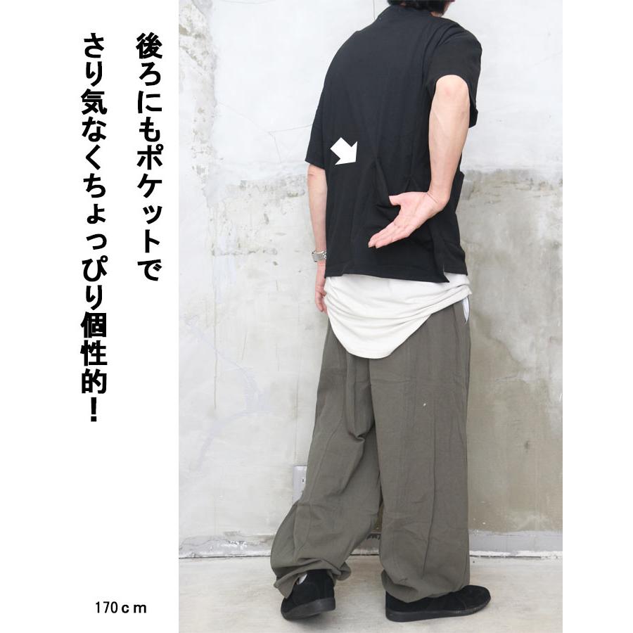 ポケットビッグTシャツ メンズ [M便 1/1] ビッグTシャツ ポケットT