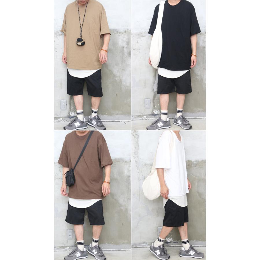 ショートパンツ メンズ [M便 1/1] ハーフパンツ 無地 ブラック