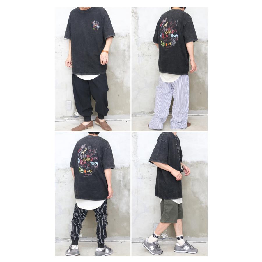 完売品　ANTIMIB プリント Tシャツ ブラック Sサイズ 試着のみ 硫化染めプリントTシャツ メンズ [M便 1/1] 硫化染めTシャツ プリントT