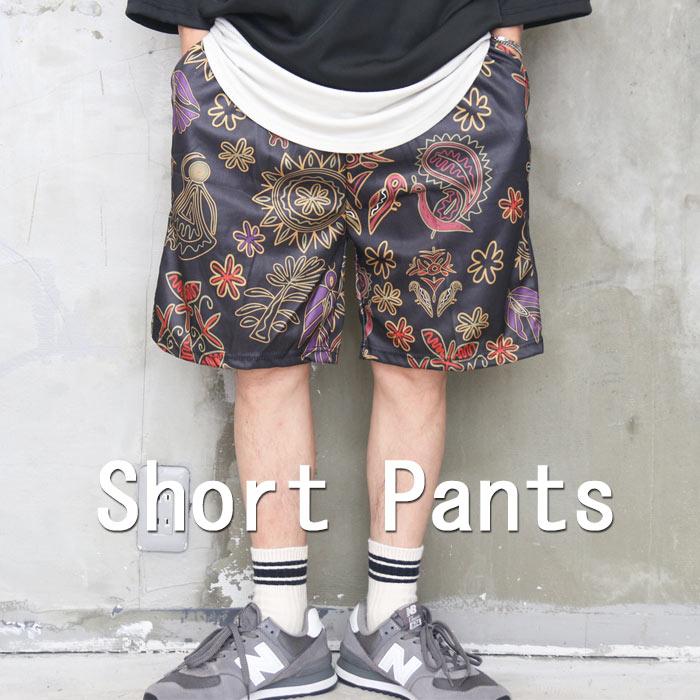 Psycho Bunny 総柄 ネオン柄 ストレッチショートパンツ ハーフパンツ カラフルロゴパターン コットンツイル ショーツ｜Psycho Bunny