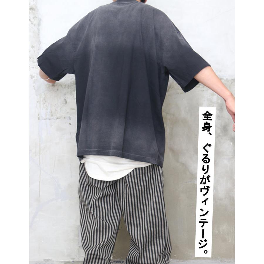 グラデーションTシャツ メンズ [M便 1/1] ビッグTシャツ オーバー