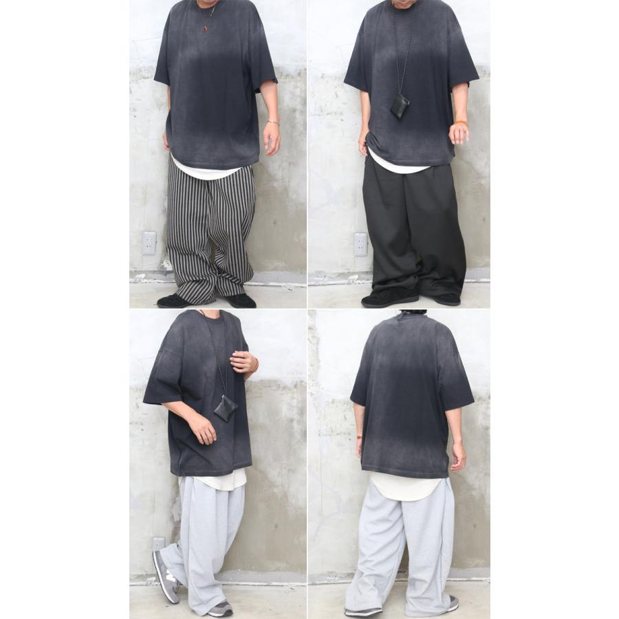 グラデーションTシャツ メンズ [M便 1/1] ビッグTシャツ オーバー