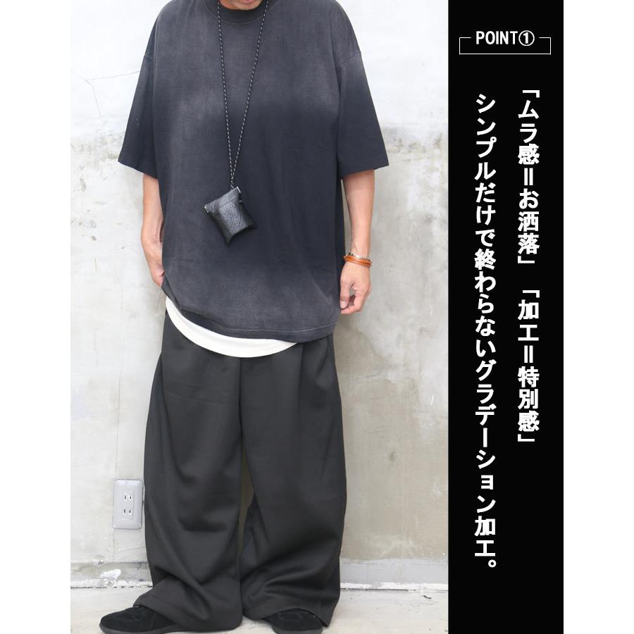 グラデーションTシャツ メンズ [M便 1/1] ビッグTシャツ オーバー