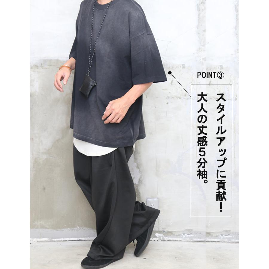 グラデーションTシャツ メンズ [M便 1/1] ビッグTシャツ オーバー