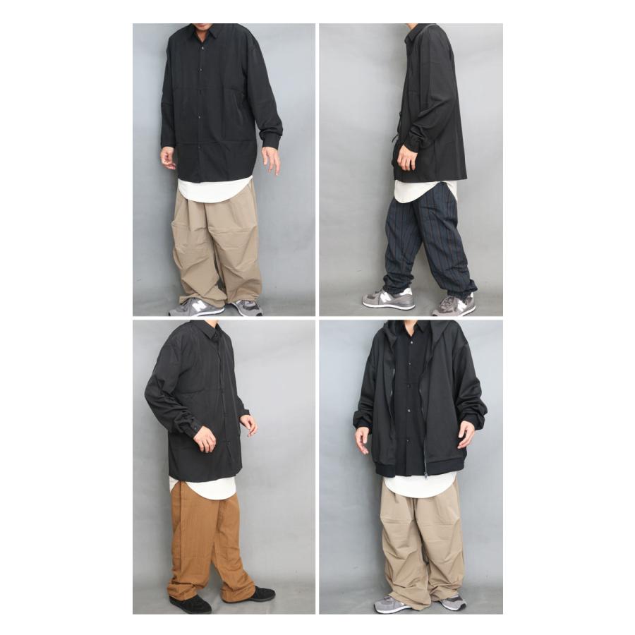 ISSUETHINGS / 長袖シャツ/1/コットン/BLK/無地 長袖シャツ メンズ [M便 1/1] 無地シャツ シンプルシャツ ビッグシャツ