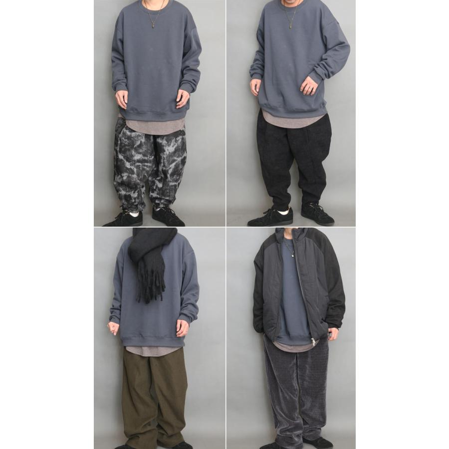 高品質 裏起毛トレーナー メンズ 無地 トレーナー 裏起毛 ブラック 黒