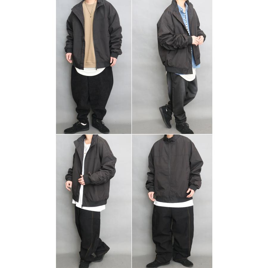 ジャケット メンズ [M便 1/1] ジップアップ スタンドネックジャケット