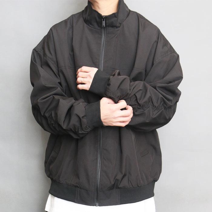 ジャケット メンズ [M便 1/1] ジップアップ スタンドネックジャケット