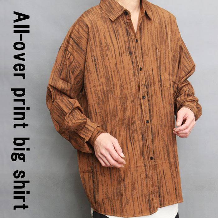新品タグ付き★タイトブース JUN BIG SHIRT JKT 総柄ビッグシャツ 総柄ビッグシャツ メンズ [M便 1/1] 総柄シャツ ビッグシャツ 長袖