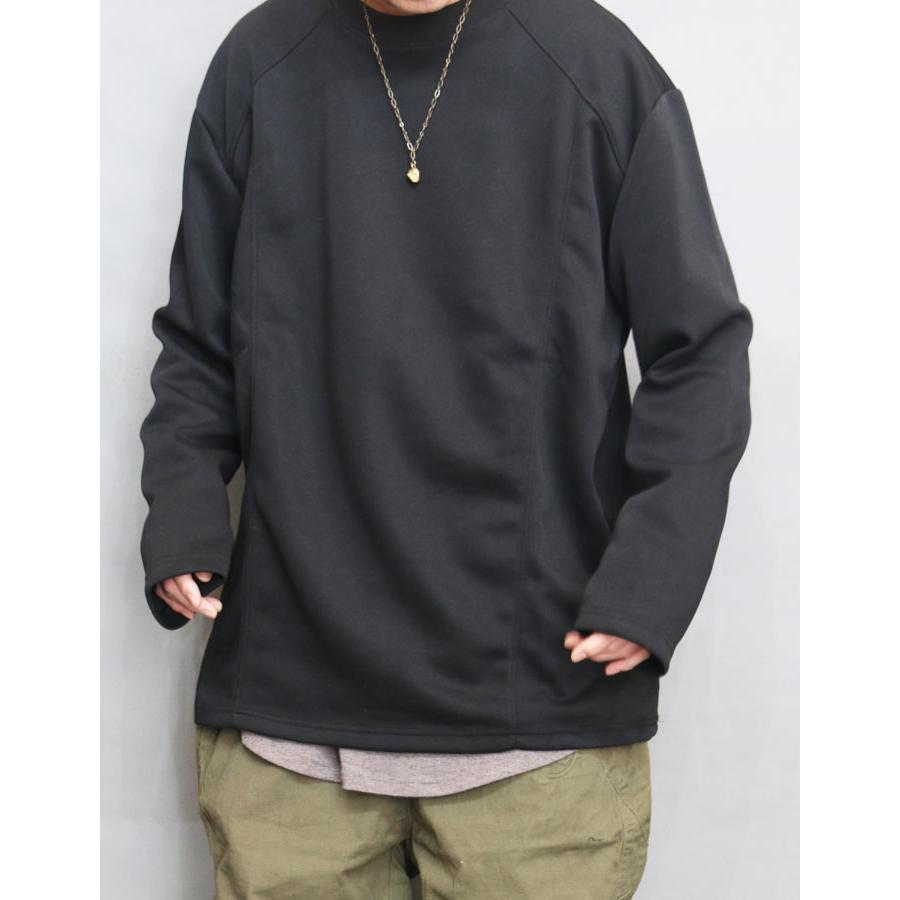 Theory メンズ黒 Mサイズ 長袖カットソー無地 長袖Tシャツ メンズ [M便 1/1] ロンt 大きいサイズ 無地 ブラック 黒