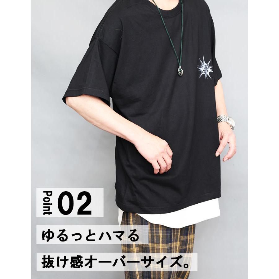 プリントビッグTシャツ メンズ [M便 1/1] プリントTシャツ ビッグT