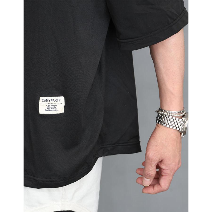 Luudan washed tee Tシャツ　Mサイズ　短丈 ショート丈Tシャツ メンズ [M便 1/1] 短丈Tシャツ オーバーサイズ t