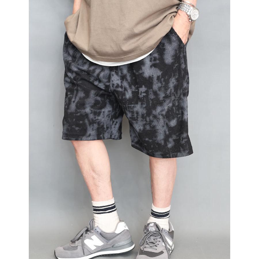 総柄ショートパンツ メンズ [M便 1/1] ハーフパンツ ハーパン 短パン