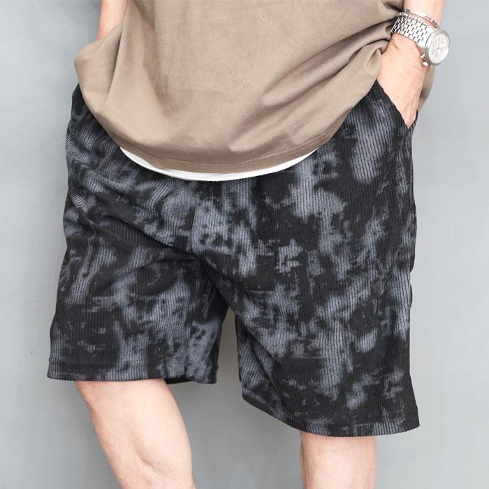 総柄ショートパンツ メンズ [M便 1/1] ハーフパンツ ハーパン 短パン