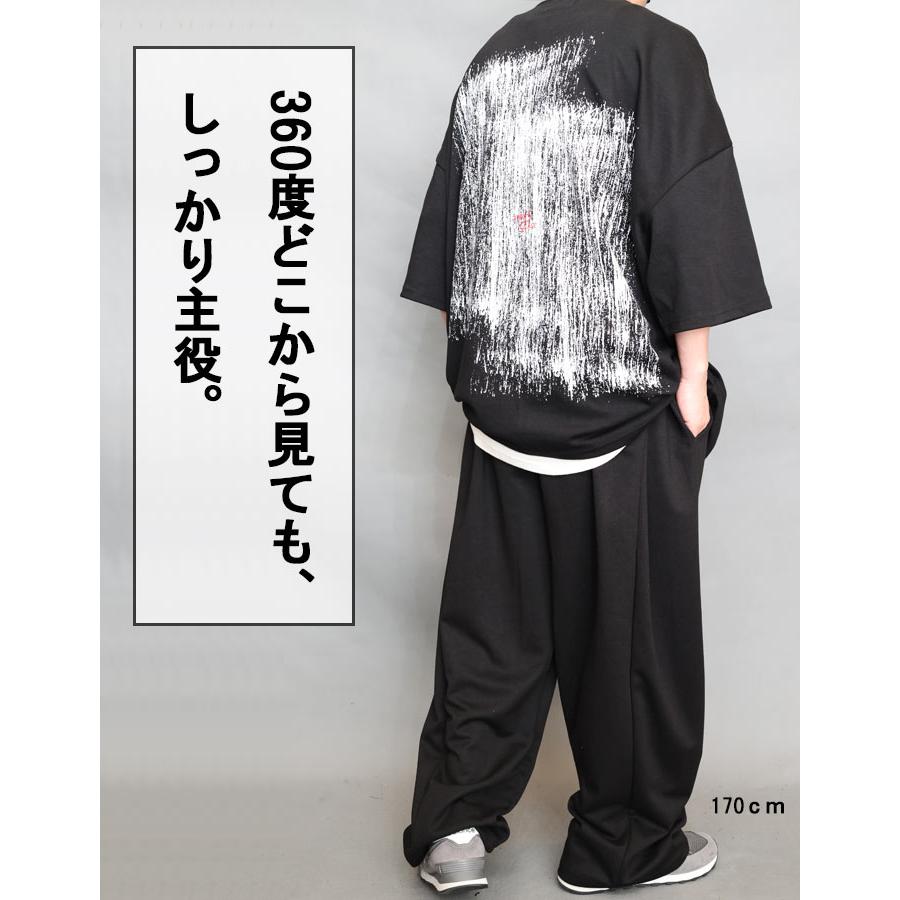 ハンドペイントビッグTシャツ メンズ [M便 1/1] ハンドペイントTシャツ