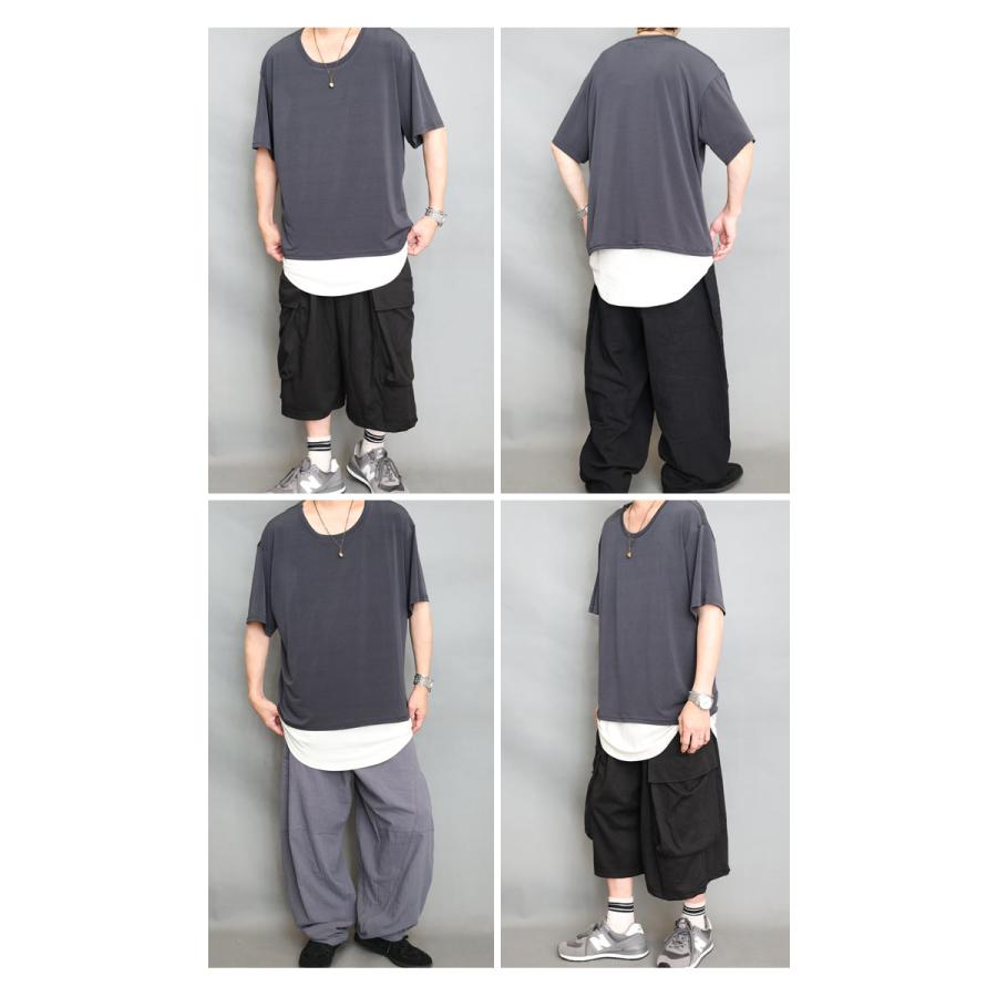 無地Tシャツ メンズ [M便 1/1] 襟ぐり 広め tシャツ 首元 広い 胸元