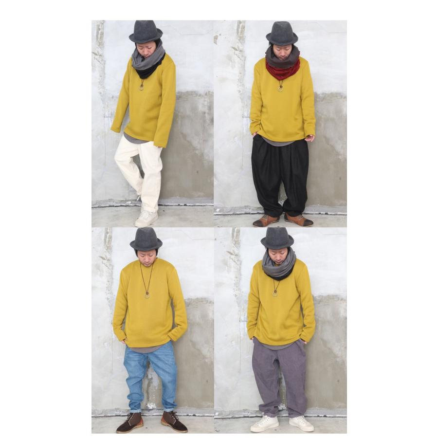 ほっこり ゆったり Aw 無地裏起毛ニット ニット メンズ ニット 無地 ニット 秋服 メンズ 冬服 メンズ ビッグニット メンズ ゆったり感 Wh Woodwhichflows 通販 Yahoo ショッピング