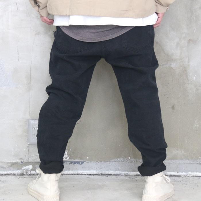 バーゲン クールにカッコ良く Ss テーパードブラックデニム テーパードパンツ メンズ テーパードデニム メンズ ブラックデニム メンズ Wh Woodwhichflows 通販 Yahoo ショッピング