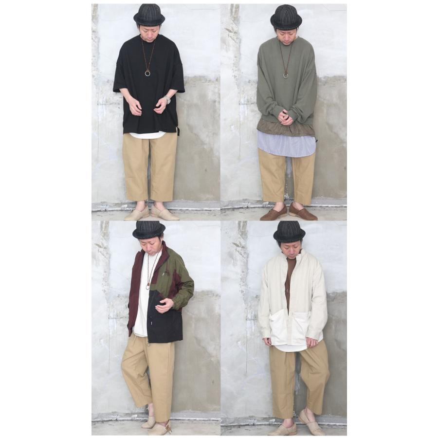 トレンドシルエット Ss アンクル丈ワイドテーパードパンツ ワイドパンツ メンズ ワイドテーパードパンツ アンクル丈 Wh Woodwhichflows 通販 Yahoo ショッピング