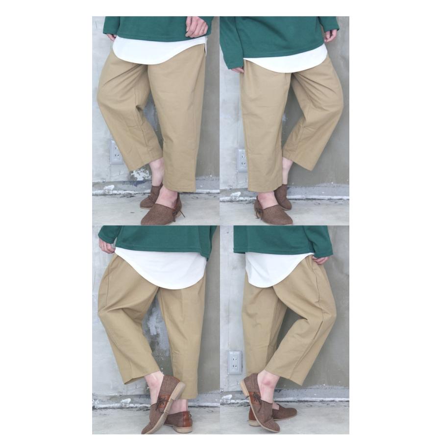 トレンドシルエット Ss アンクル丈ワイドテーパードパンツ ワイドパンツ メンズ ワイドテーパードパンツ アンクル丈 Wh Woodwhichflows 通販 Yahoo ショッピング