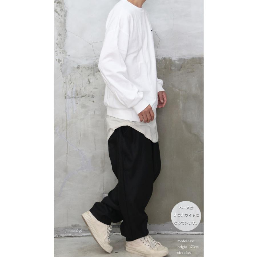 ワンポイントの効いた着こなしを As 刺繍デザインビッグトレーナー トップス メンズ トレーナー メンズ シンプル トレーナー 刺繍 Wh Woodwhichflows 通販 Yahoo ショッピング