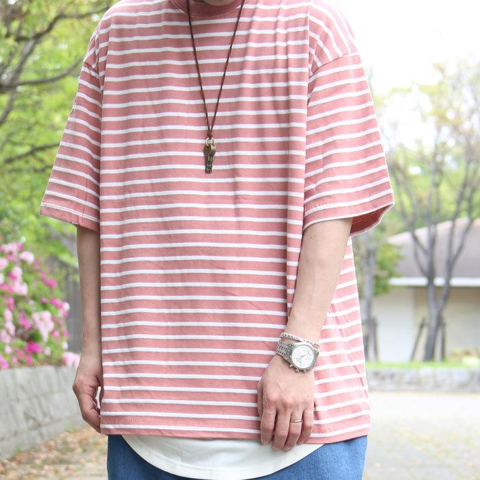 着回しに便利 Ss ボーダービッグｔシャツ M便 1 1 ボーダーｔシャツ メンズ ｔシャツ ボーダー ビッグｔシャツ メンズ 5分袖 Wh Woodwhichflows 通販 Yahoo ショッピング